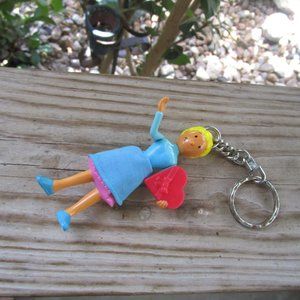Vintage Keychain Nickelodeon 90's Doug Patty Mayonnaise McDonald's Key Ring
